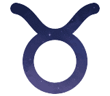 The symbol of Taurus is a circle with a curved line on top.