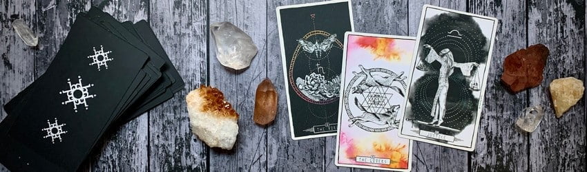 tarot-card-spread-laying-on-counter