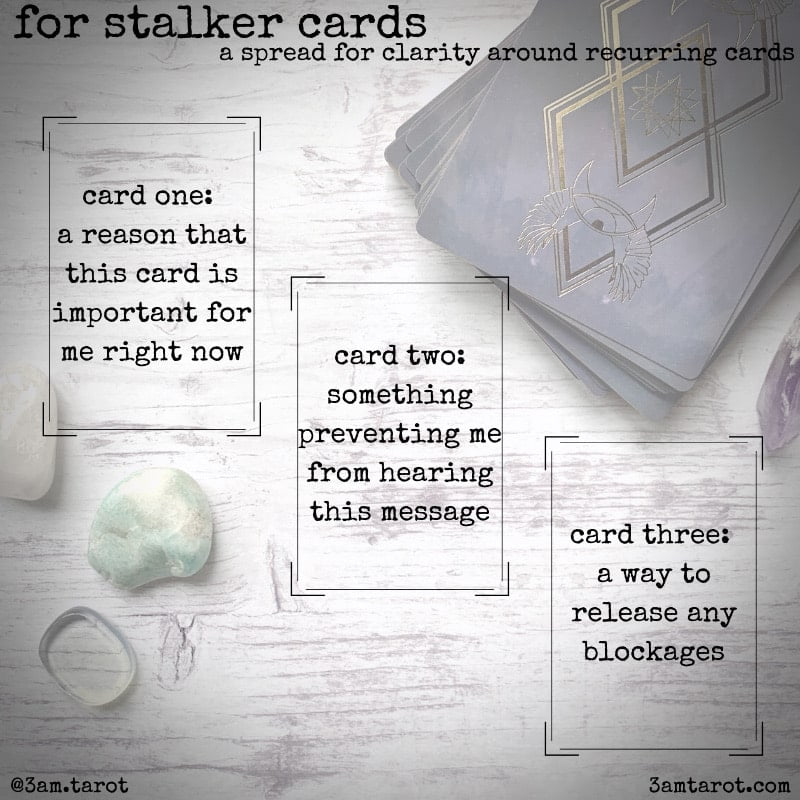 tarot stalker card sample spread image